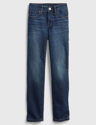 Jeans slim deslavado para niña