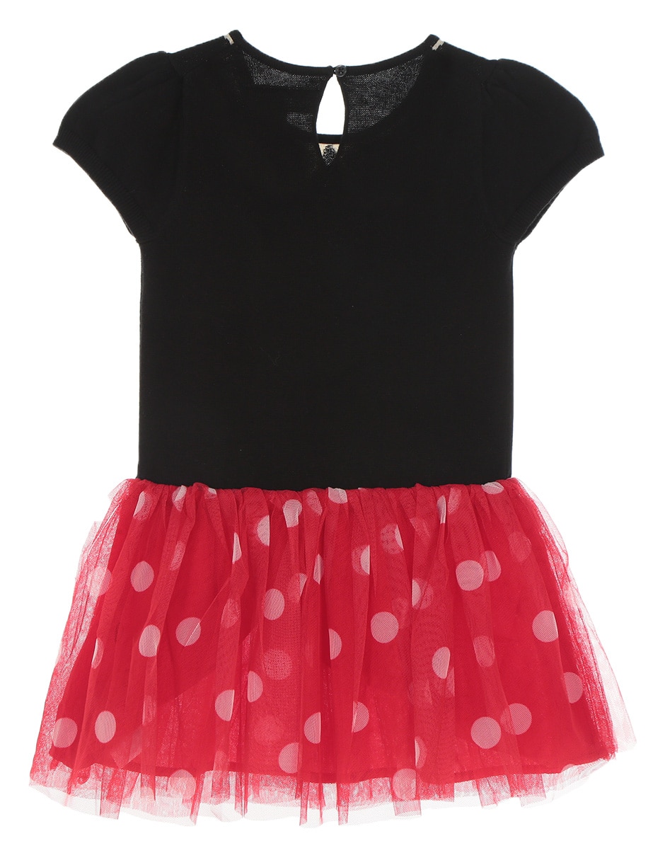 Vestido manga cap para bebé niña