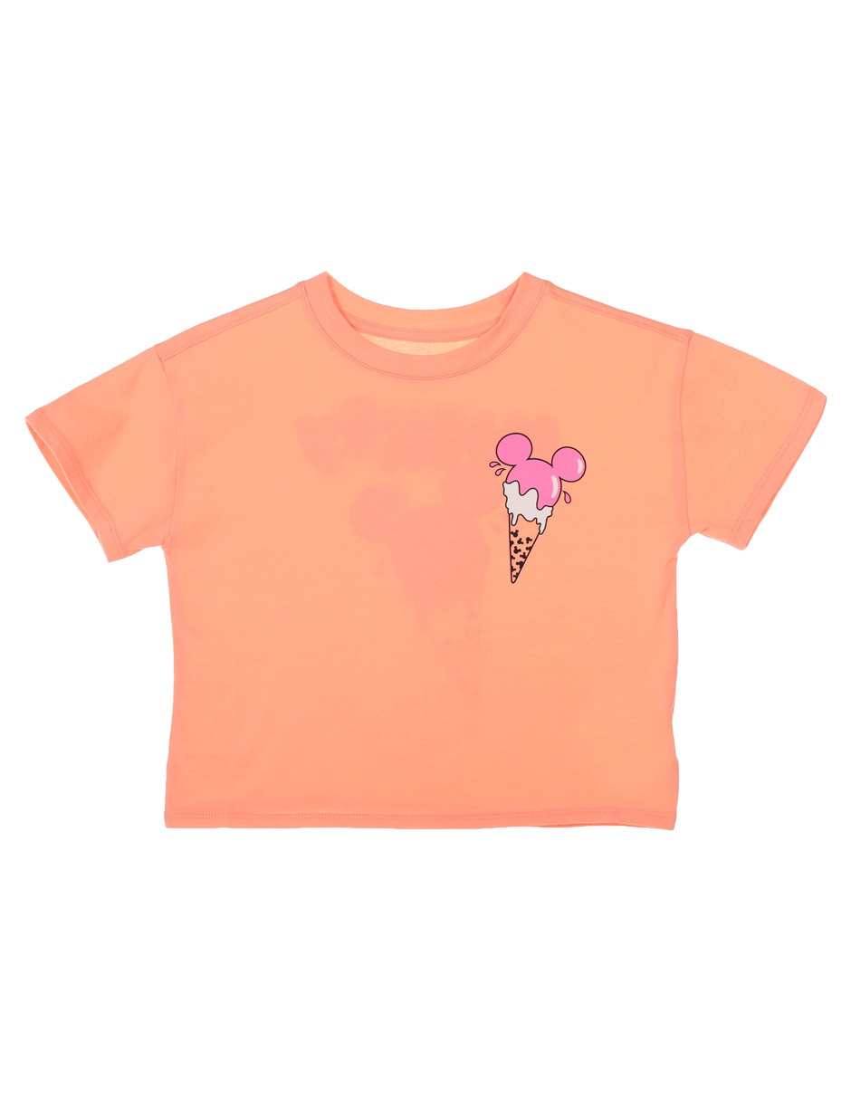 Playera manga corta para niña