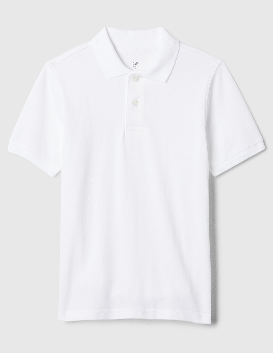 Playera tipo polo de algodón para niño Playera tipo polo de algodón para niño