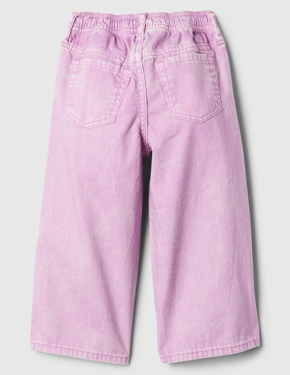 Jeans flare deslavado para niña 2