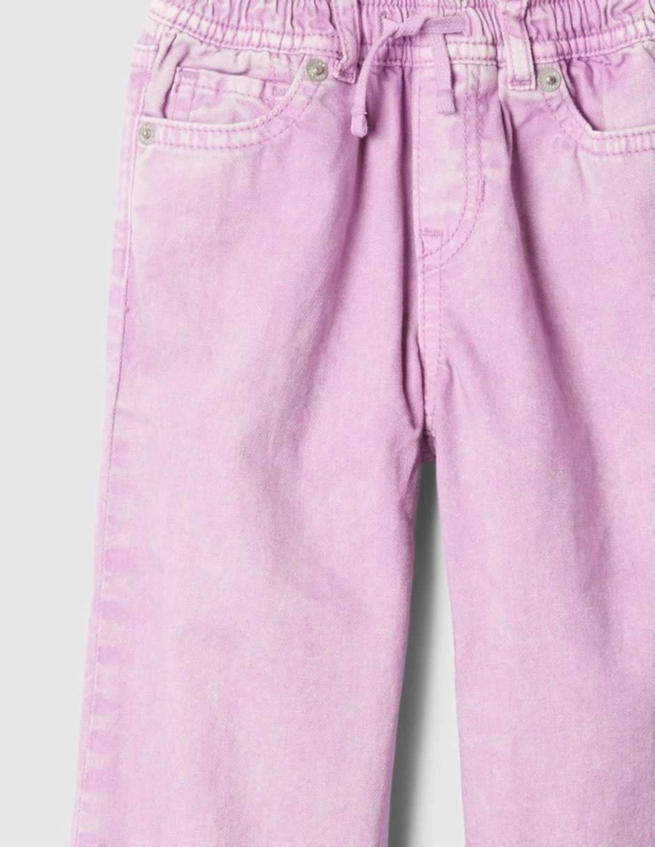 Jeans flare deslavado para niña 3