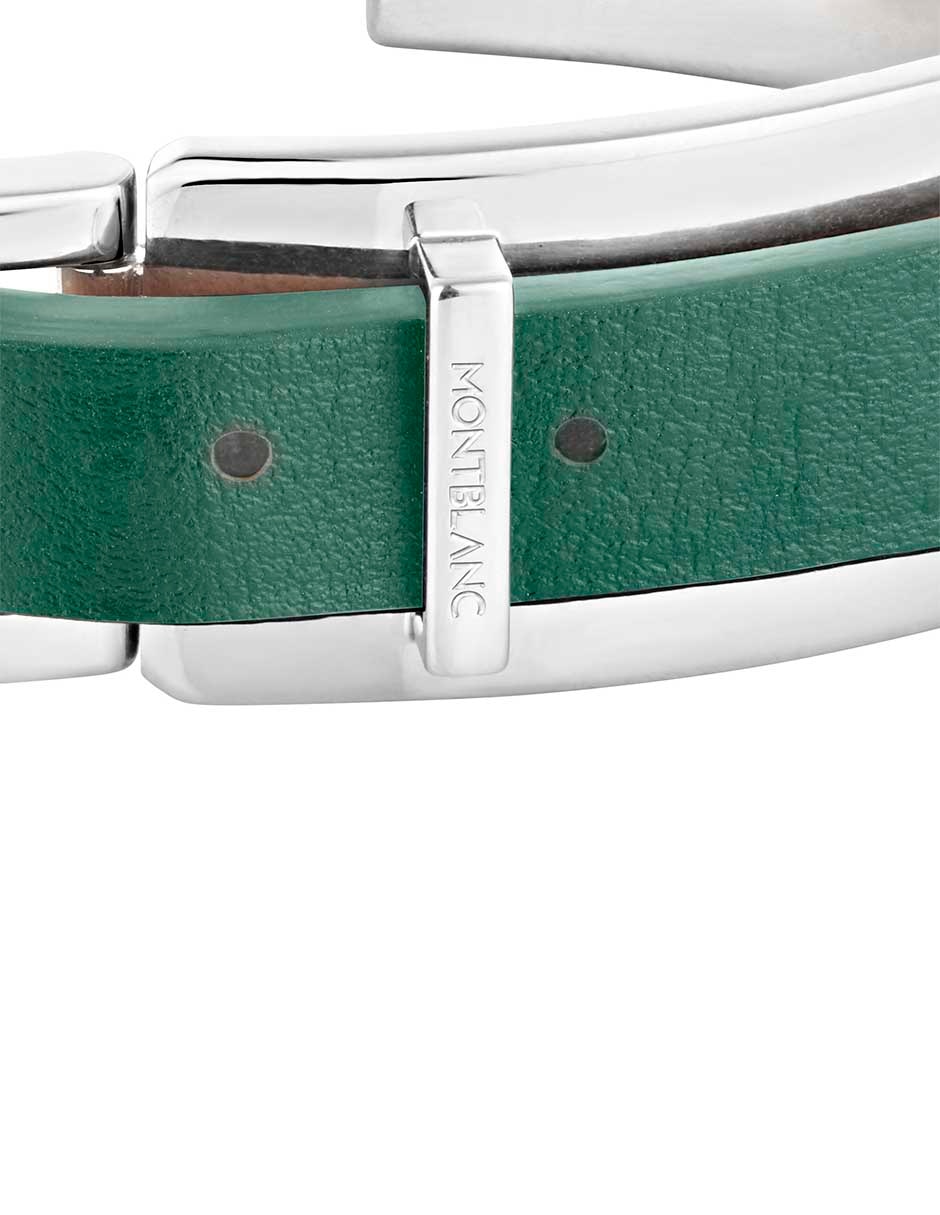 Brazalete de piel con acabado liso Brazalete de piel con acabado liso