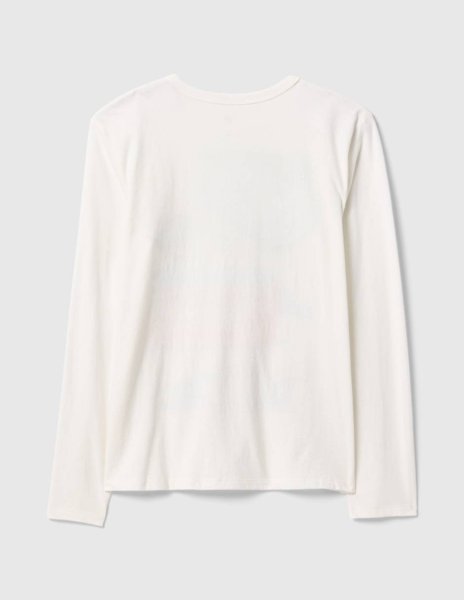 Playera manga larga para niño
