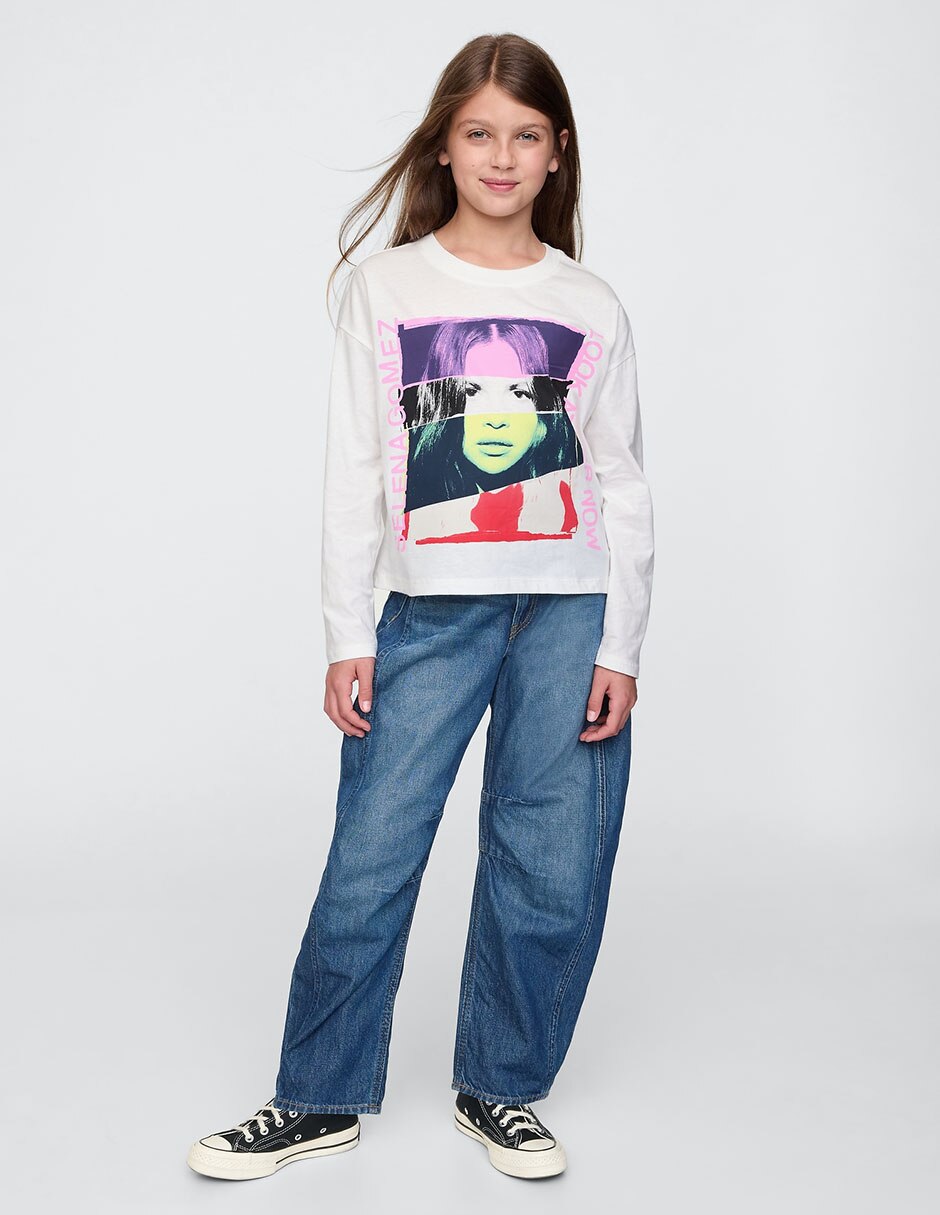 Playera manga larga para niña 4