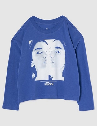 Playera manga larga para niña