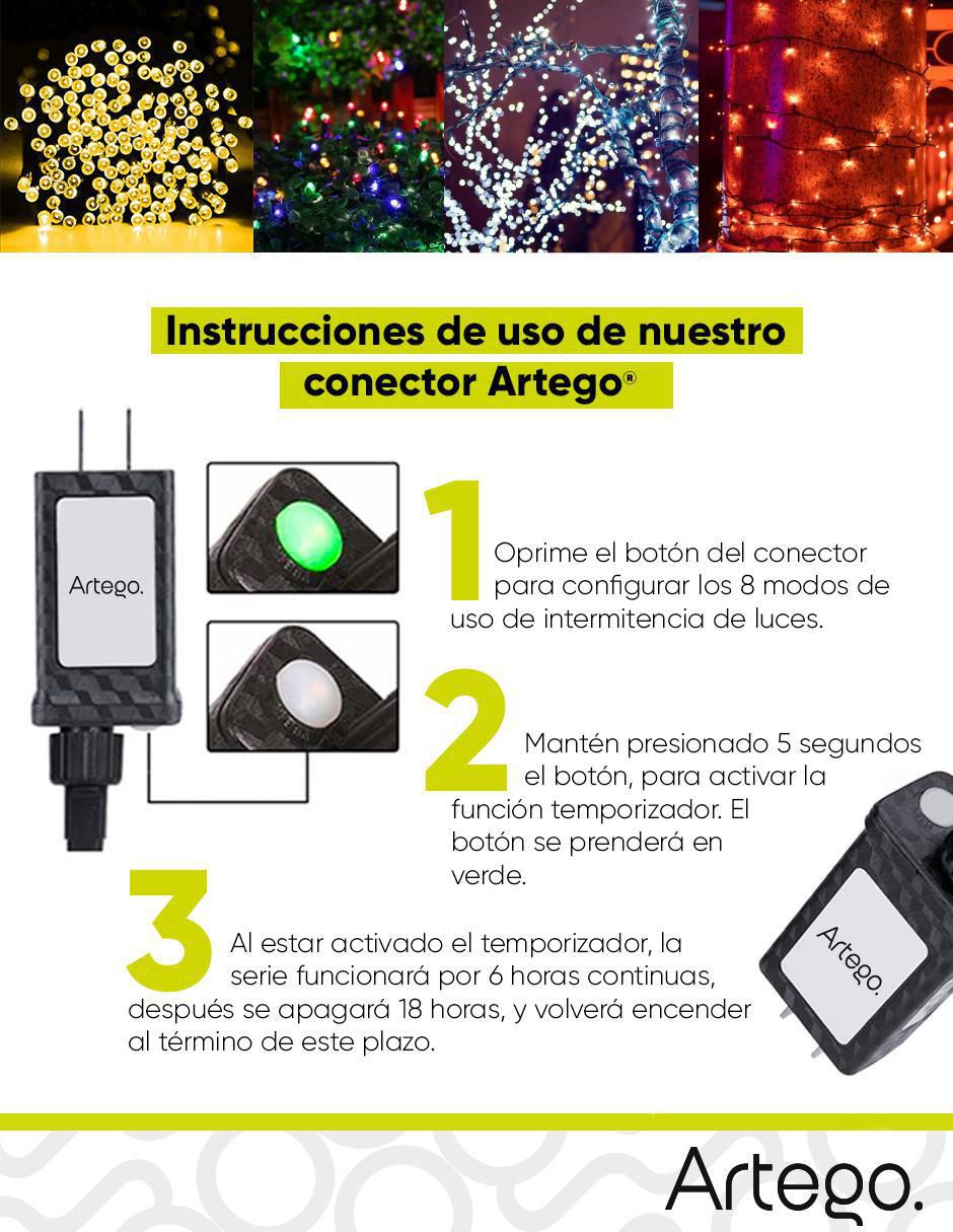 Serie led con 100 focos 6