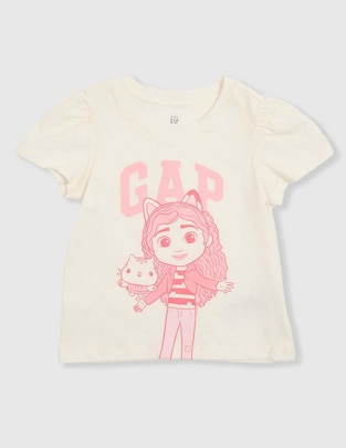 Playera manga corta para bebé niña