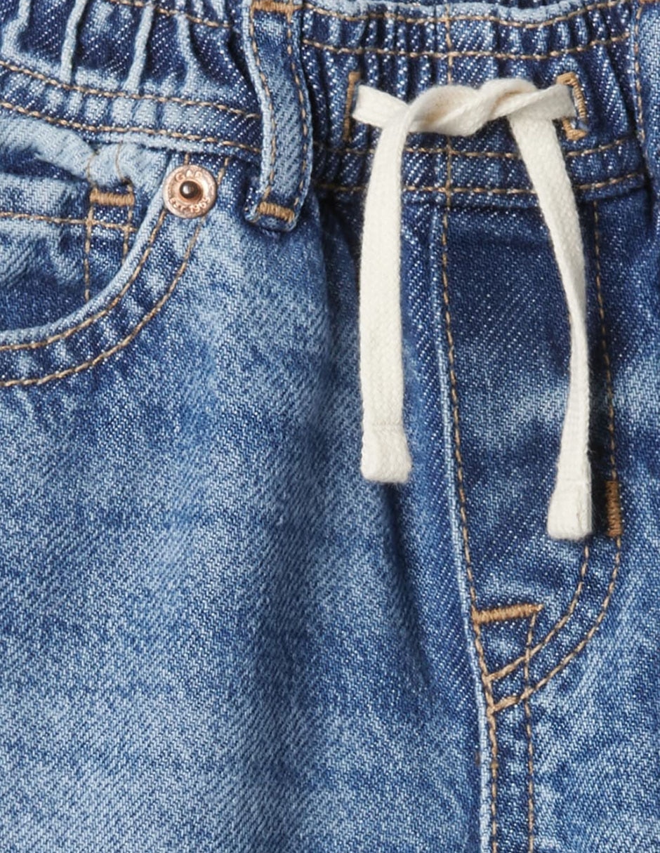 Jeans flare deslavado para niña 3