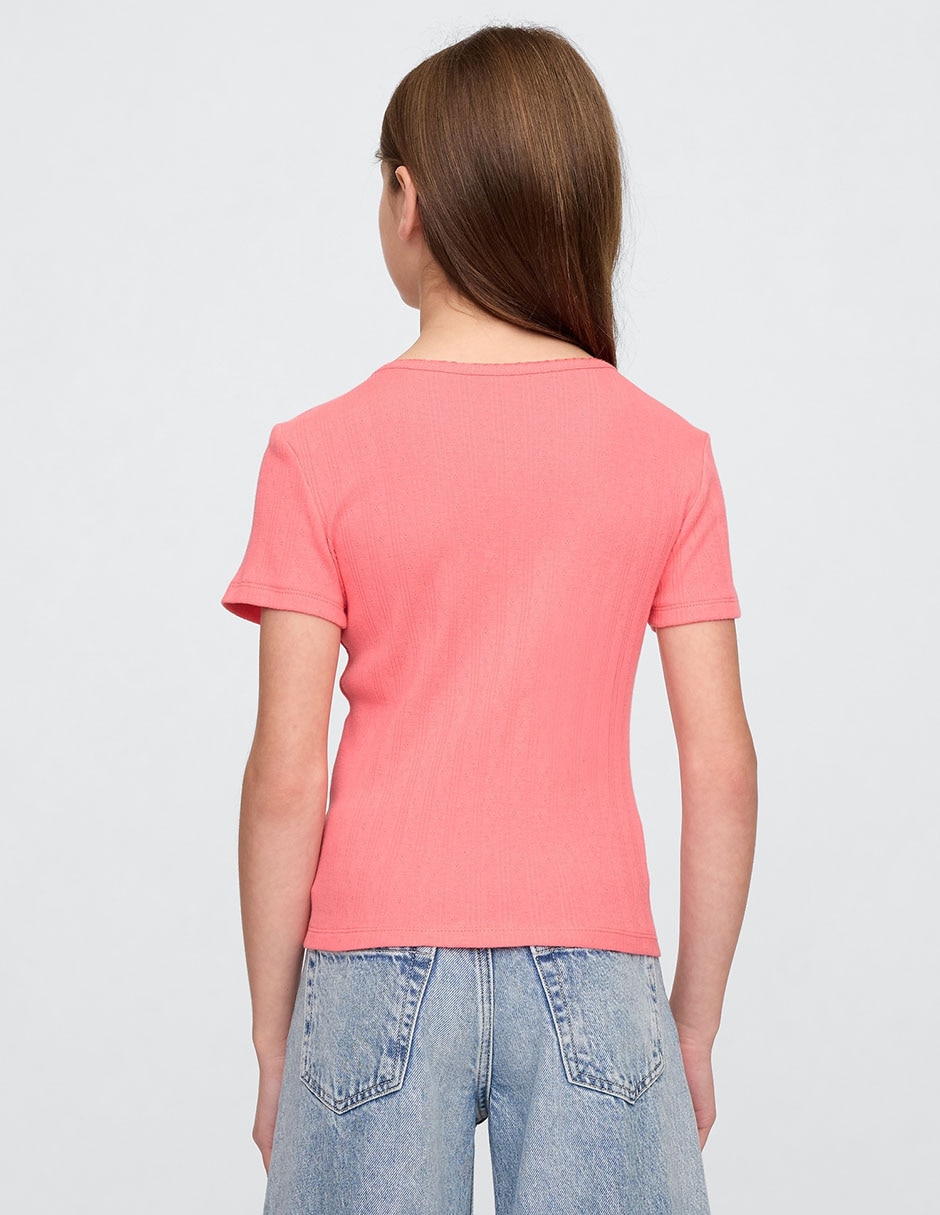 Playera manga corta para niña 4