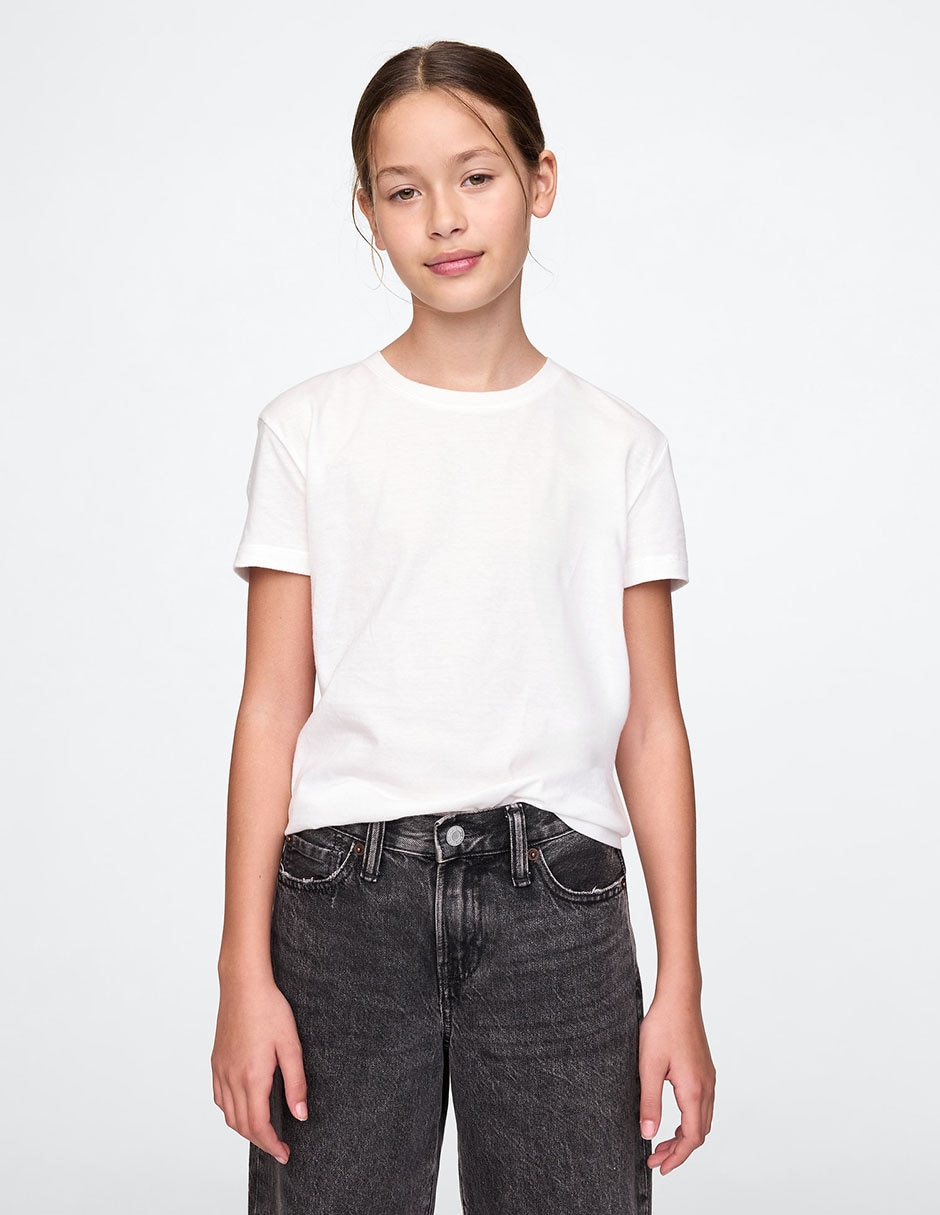 Playera manga corta para niña