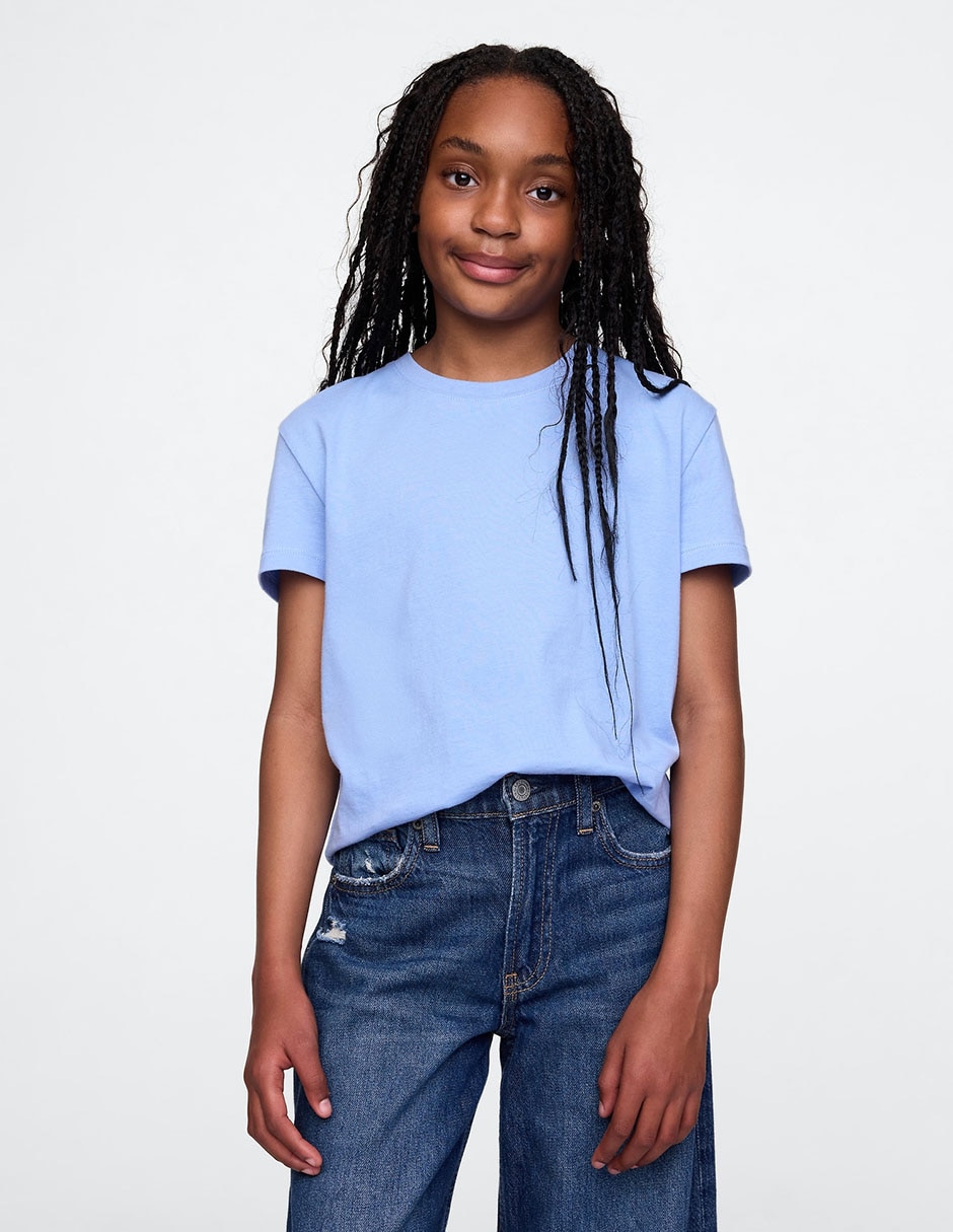 Playera manga corta para niña