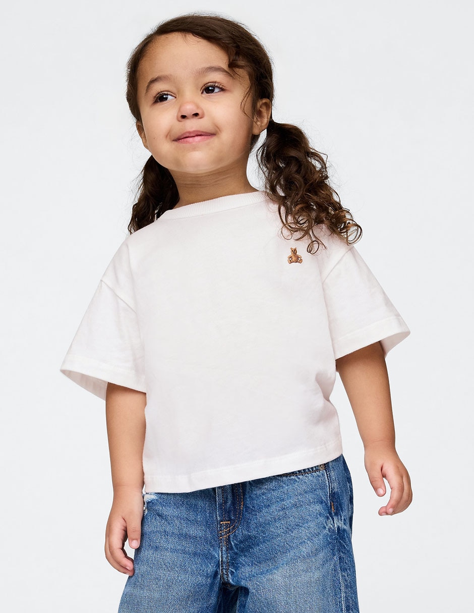 Playera Ultrasoft manga corta para bebé niña 5