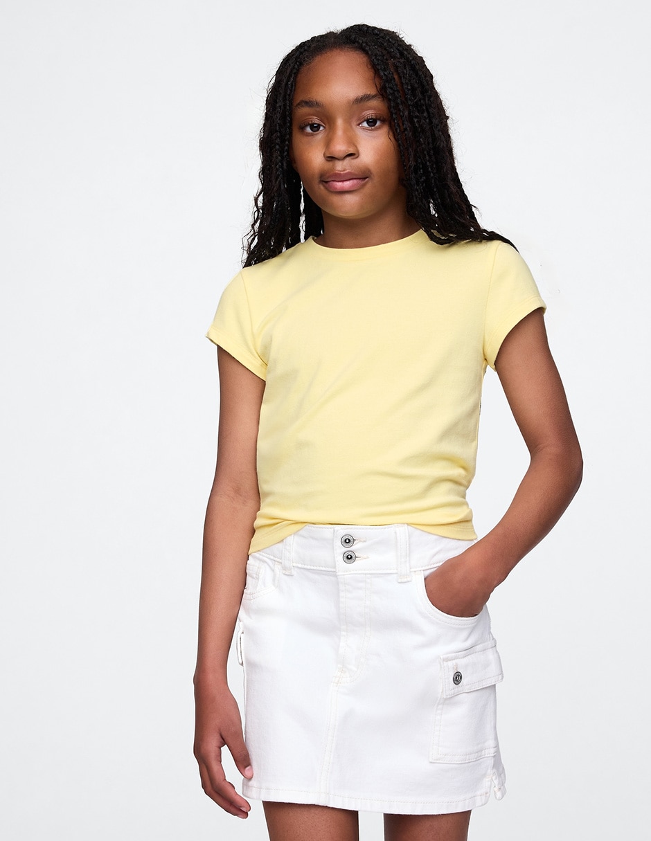 Playera manga corta para niña Playera manga corta para niña