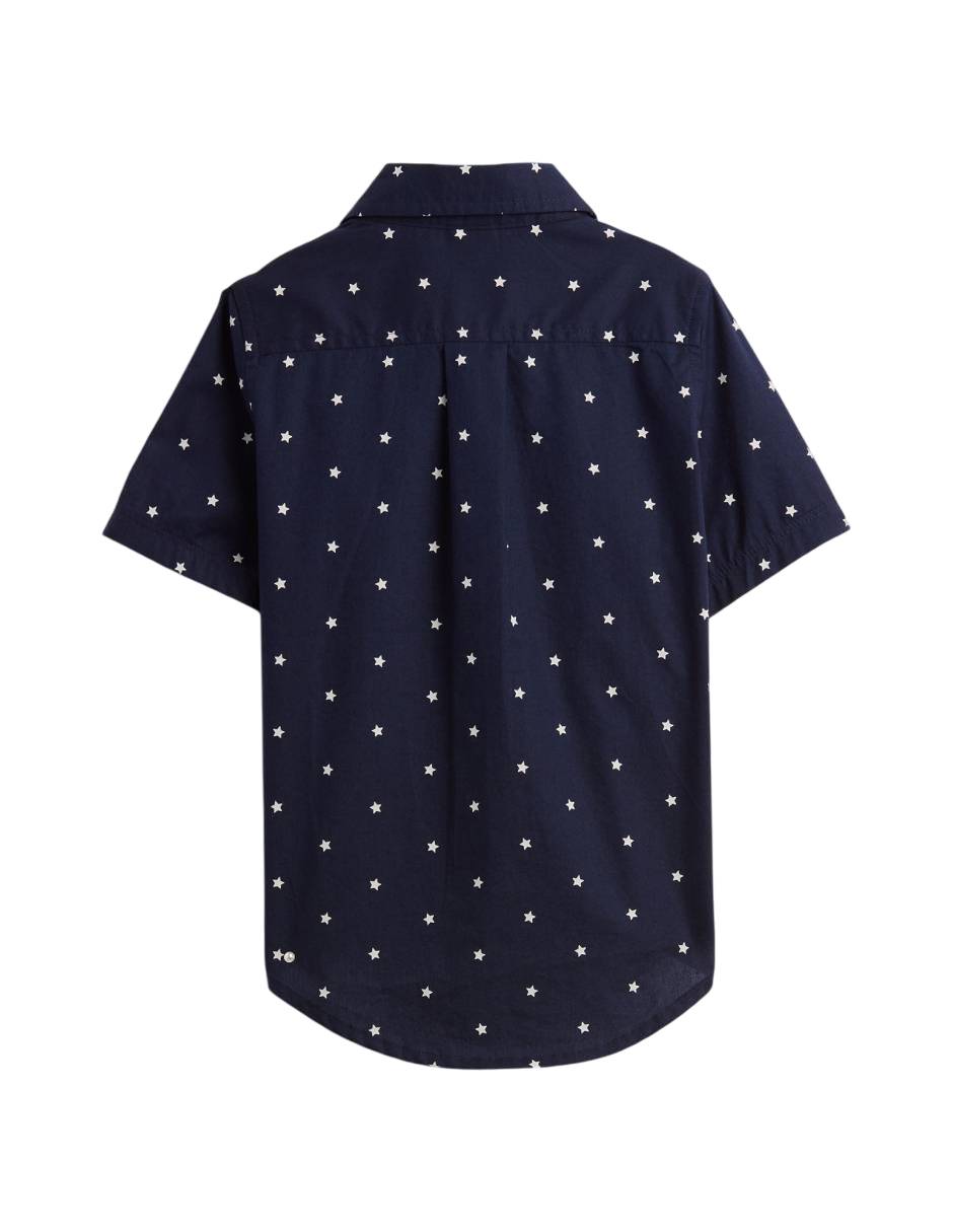 Camisa casual de algodón manga corta para niño 2