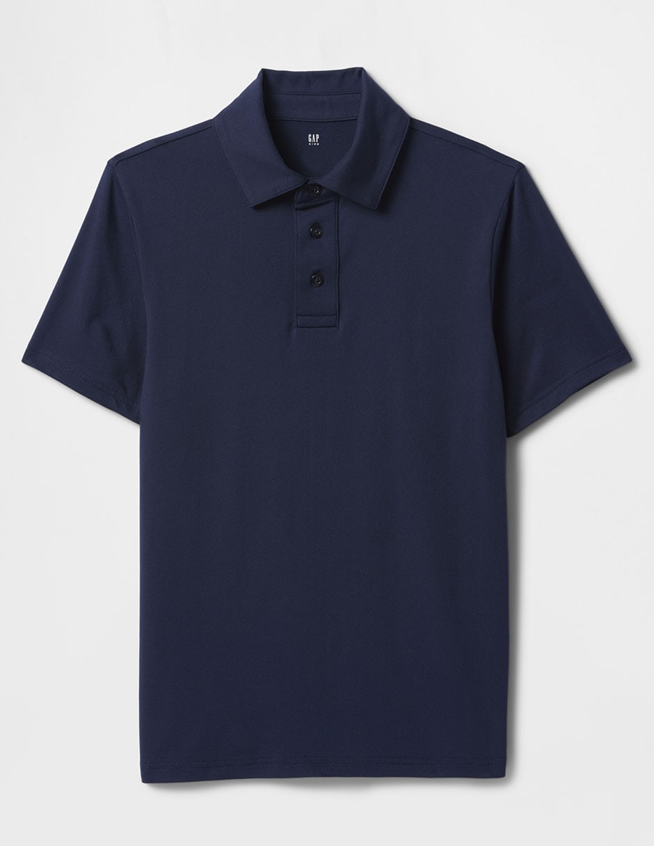 Playera tipo polo para niño