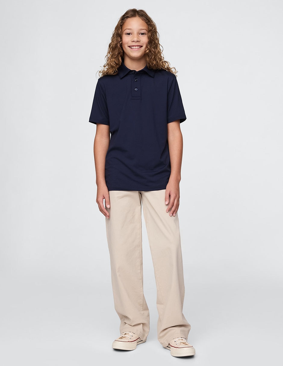 Playera tipo polo para niño