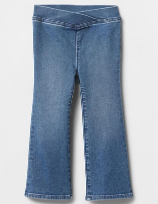 Jegging flare lavado medio para niña Jegging flare lavado medio para niña
