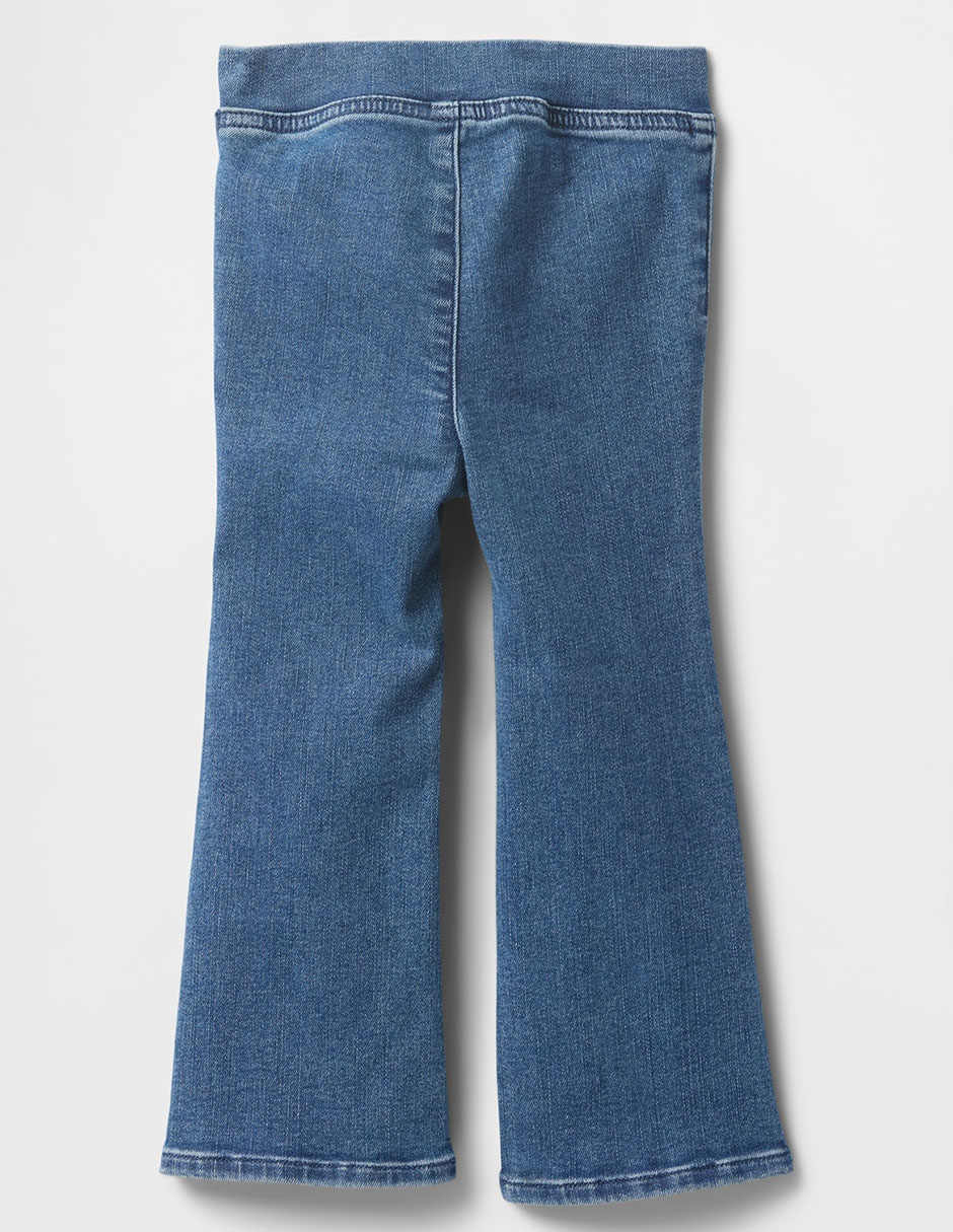 Jegging flare lavado medio para niña 3