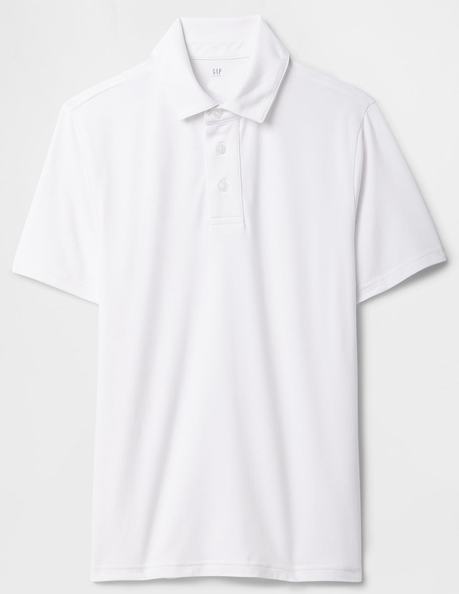 Playera tipo polo para niño