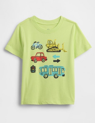 Playera manga corta para niño