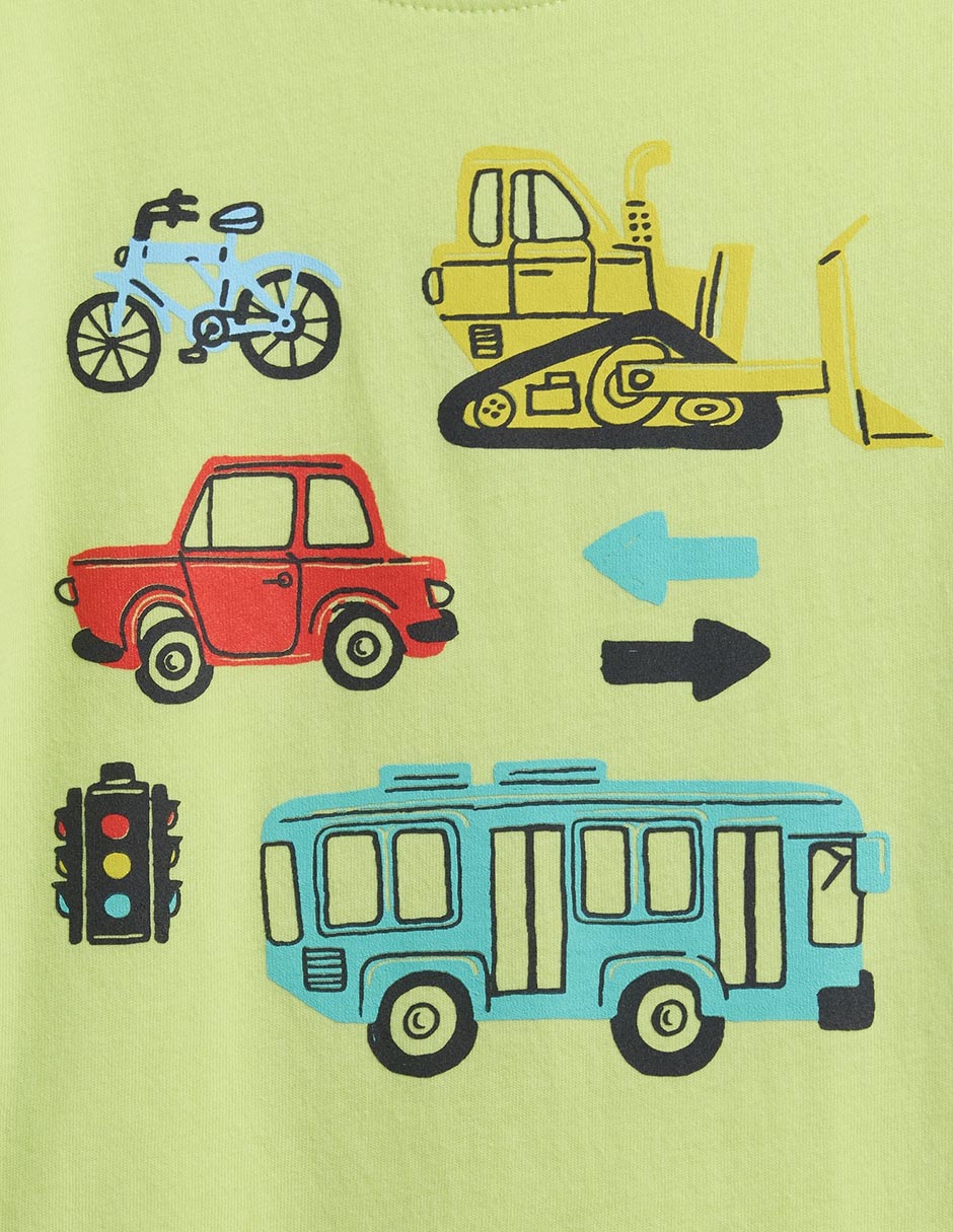Playera manga corta para niño
