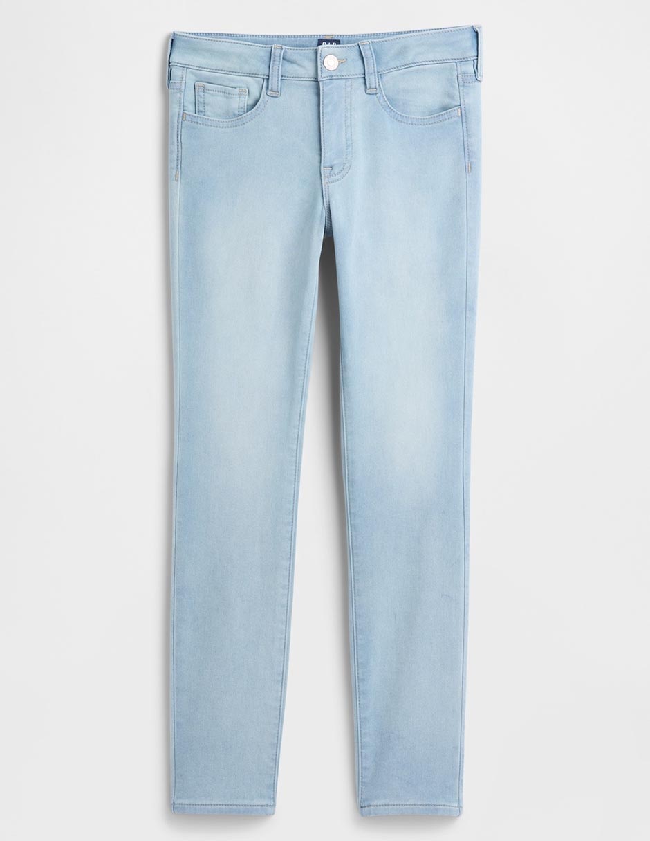 Jeans skinny lavado claro para niña Jeans skinny lavado claro para niña