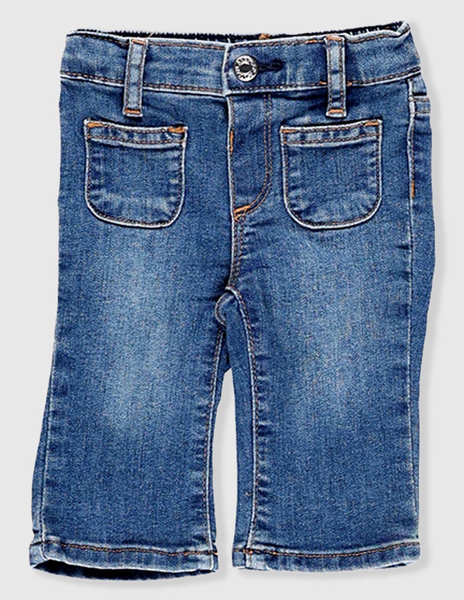 Jeans straight para bebé niña