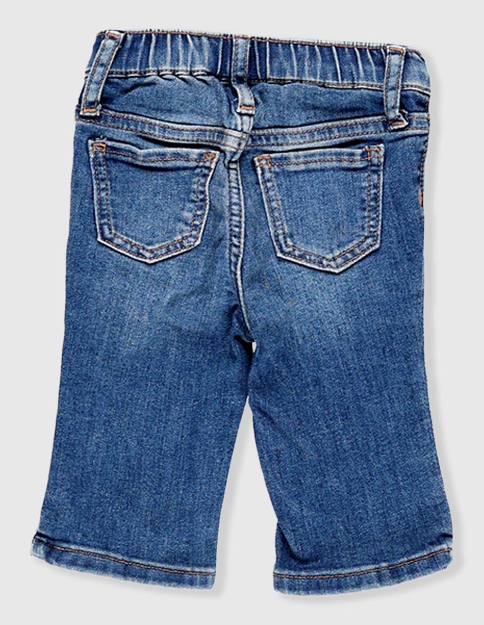 Jeans straight para bebé niña