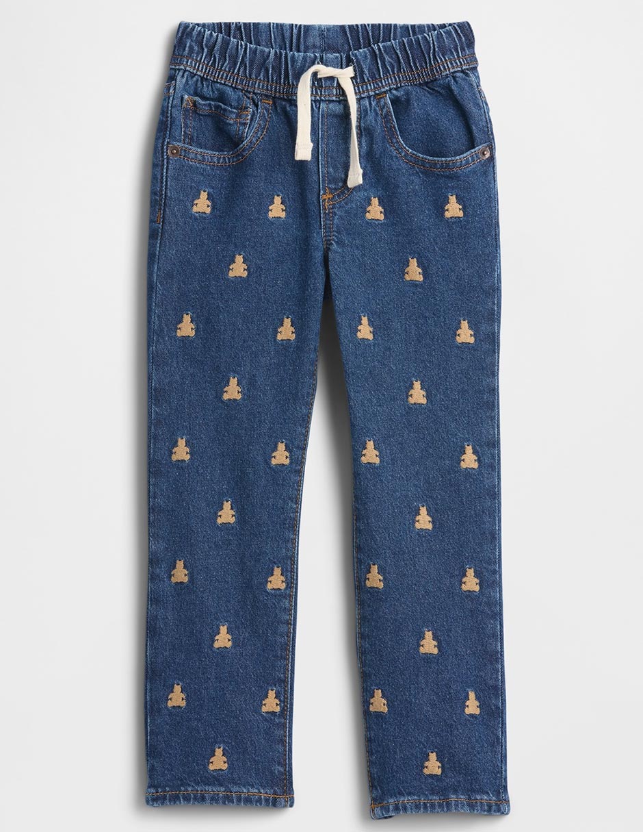 Jeans straight lavado medio para niño Jeans straight lavado medio para niño