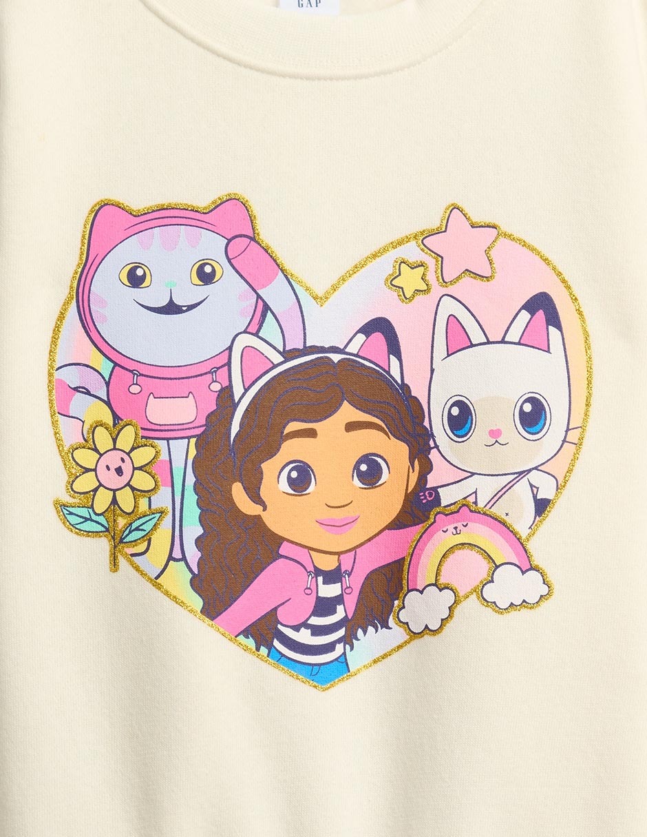 Sudadera La Casa de Muñecas de Gabby para niña