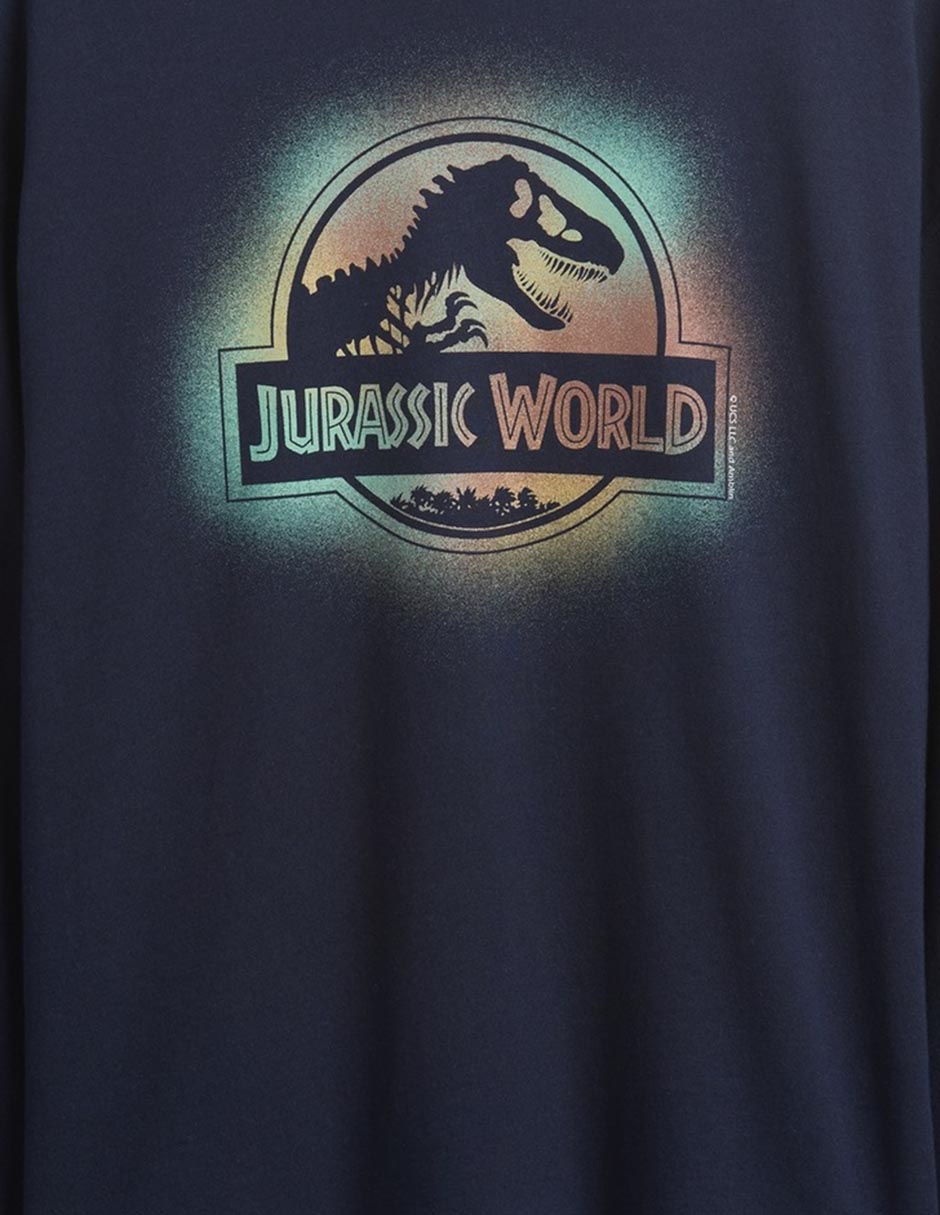 Playera Jurassic World manga larga para niño 2