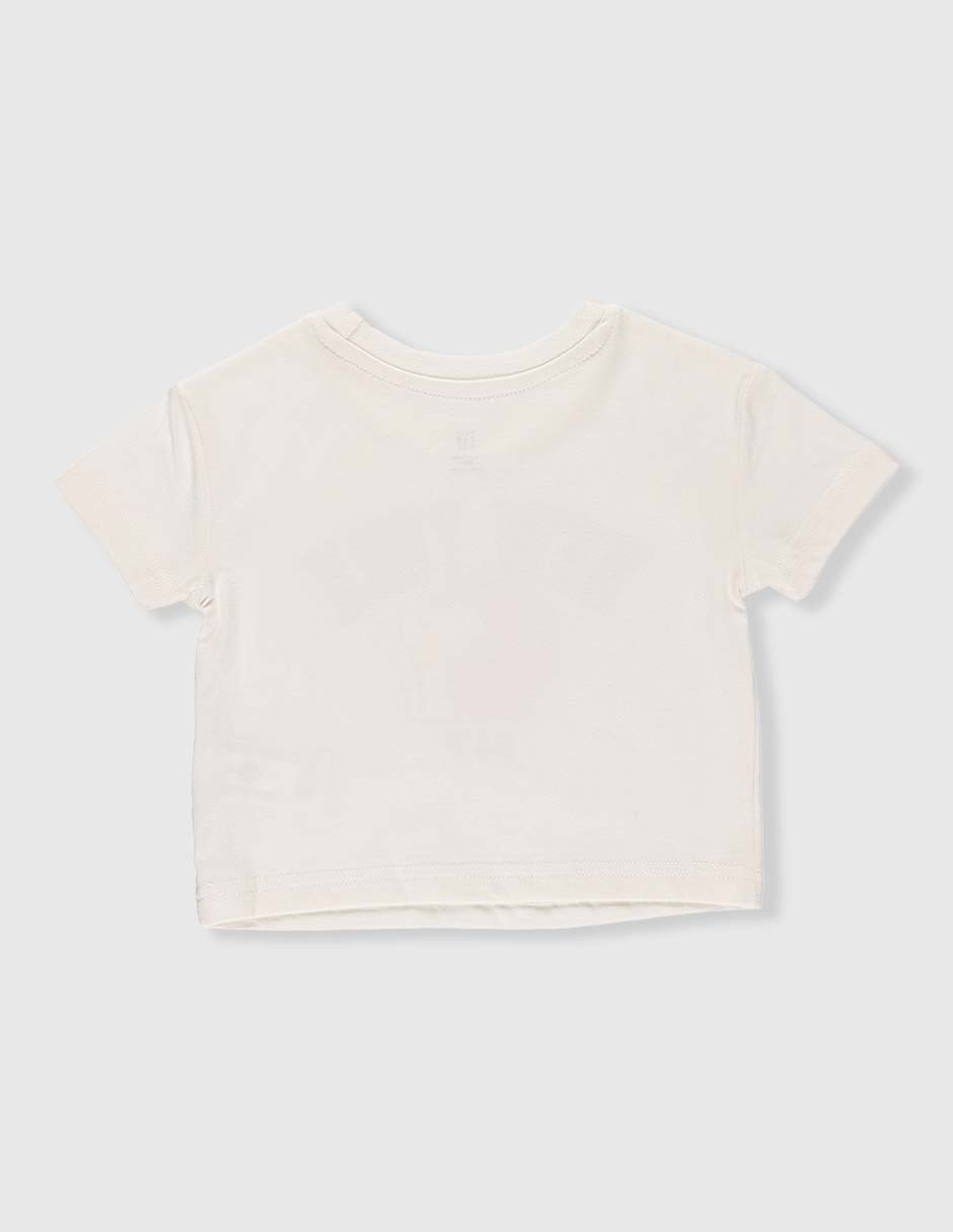 Playera Snoopy manga corta para preescolar niña