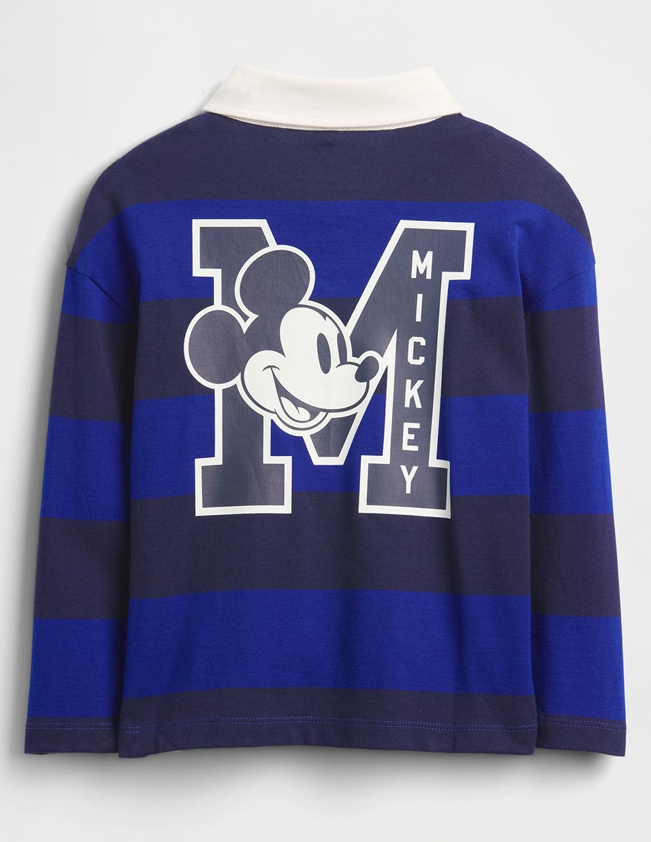 Playera tipo polo Mickey Mouse de algodón para bebé niño