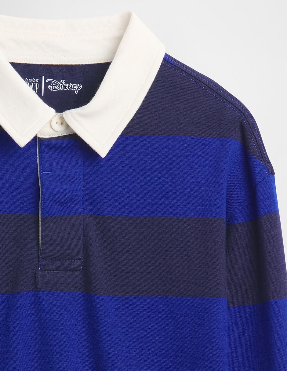 Playera tipo polo Mickey Mouse de algodón para bebé niño