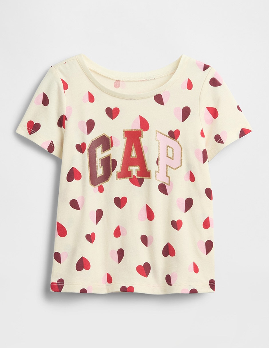 Playera manga corta para niña