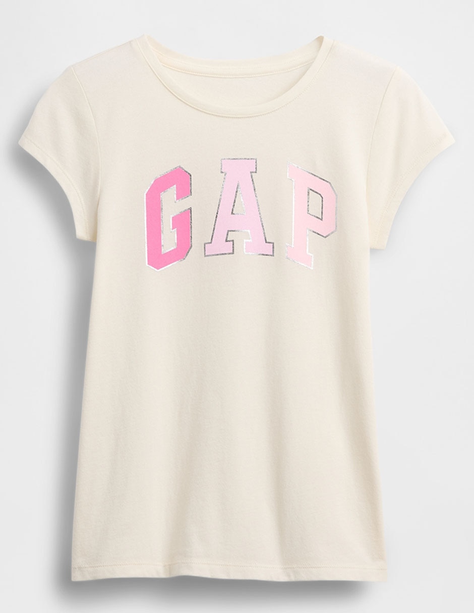 Playera manga corta para niña