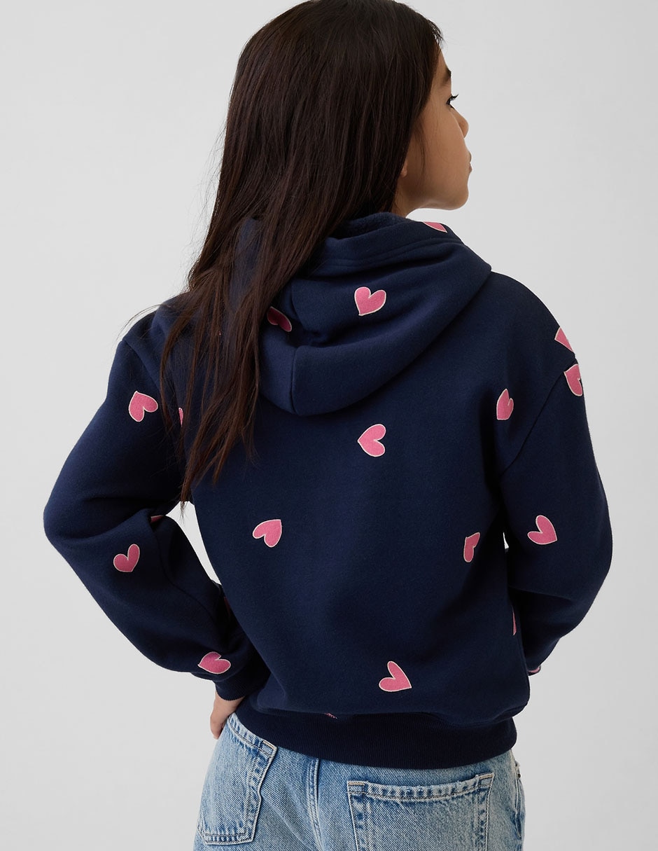 SUDADERA GAP 843869 NIÑA MICROPRINT MED