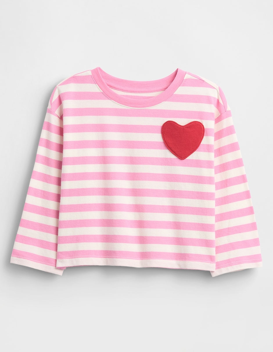 Playera manga larga para niña 1