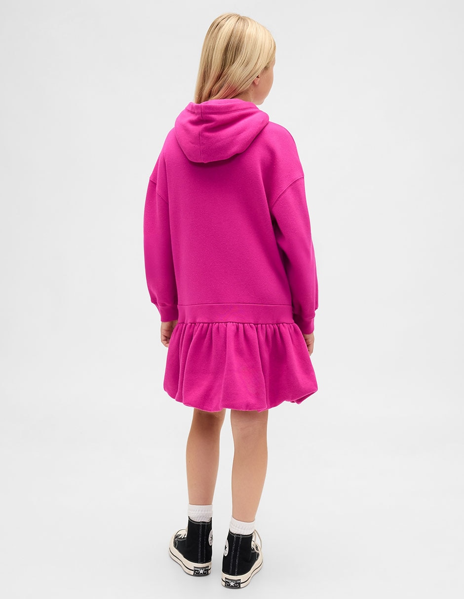 Vestido manga caída para niña 3