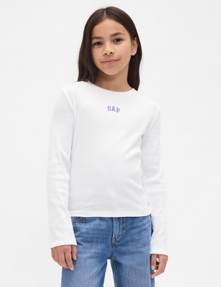 Playera manga larga para niña Playera manga larga para niña