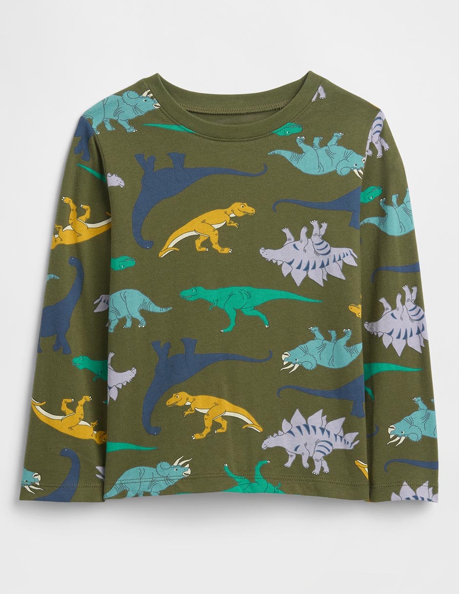 Playera manga larga para bebé niño Playera manga larga para bebé niño