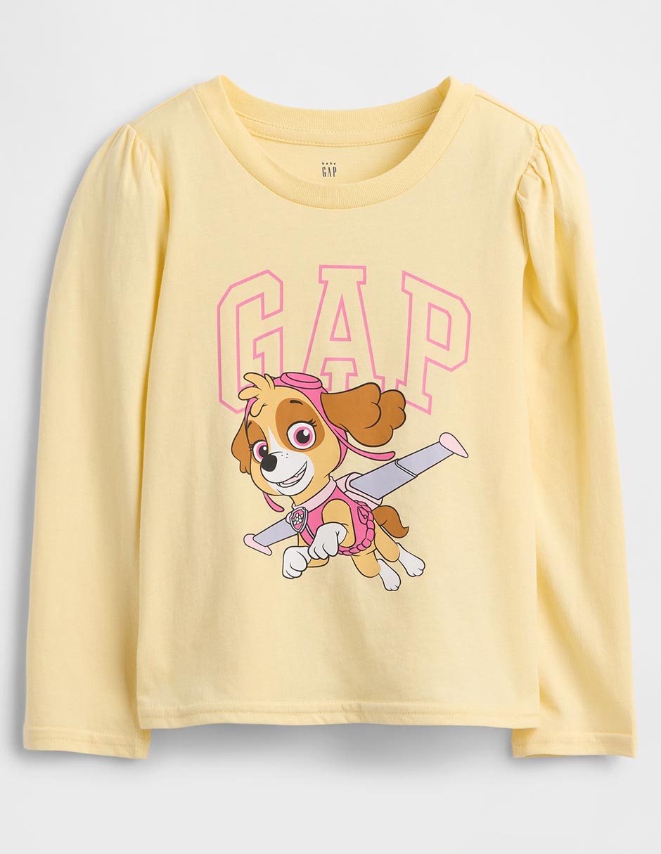 Playera Skye Paw Patrol manga larga para bebé niña Playera Skye Paw Patrol manga larga para bebé niña