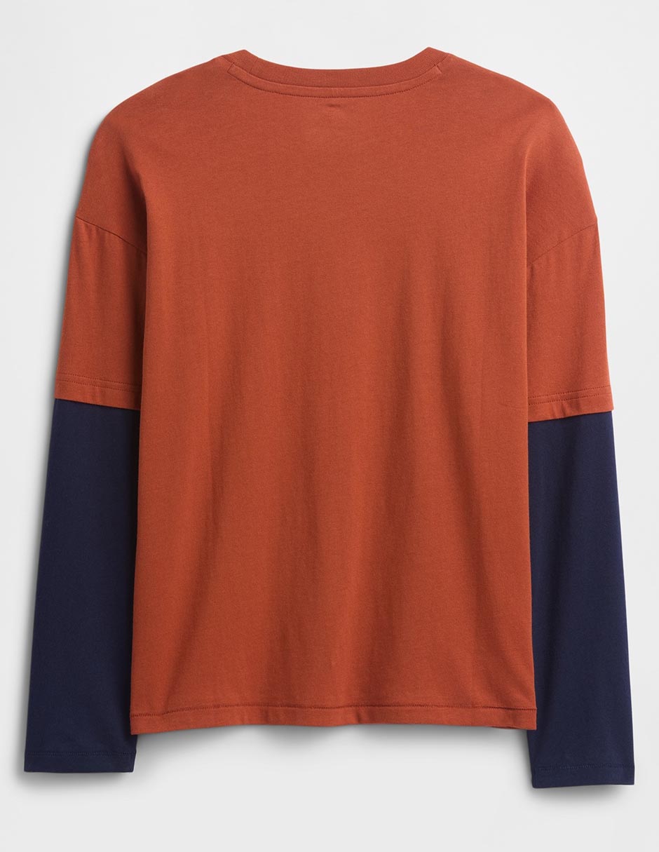 Playera manga larga para niño 2
