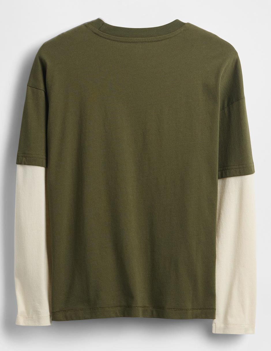 Playera manga larga para niño 2