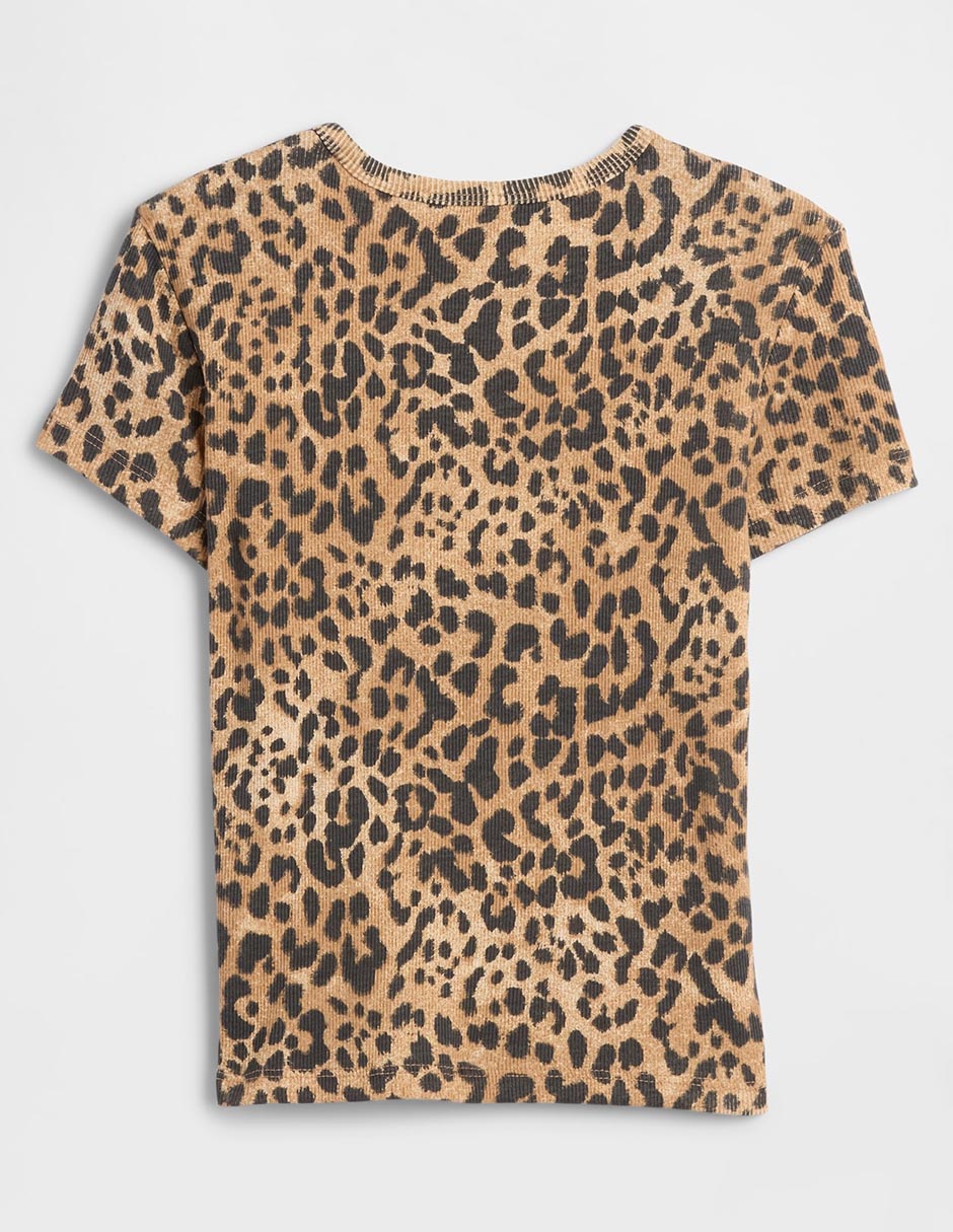 Playera manga corta para niña