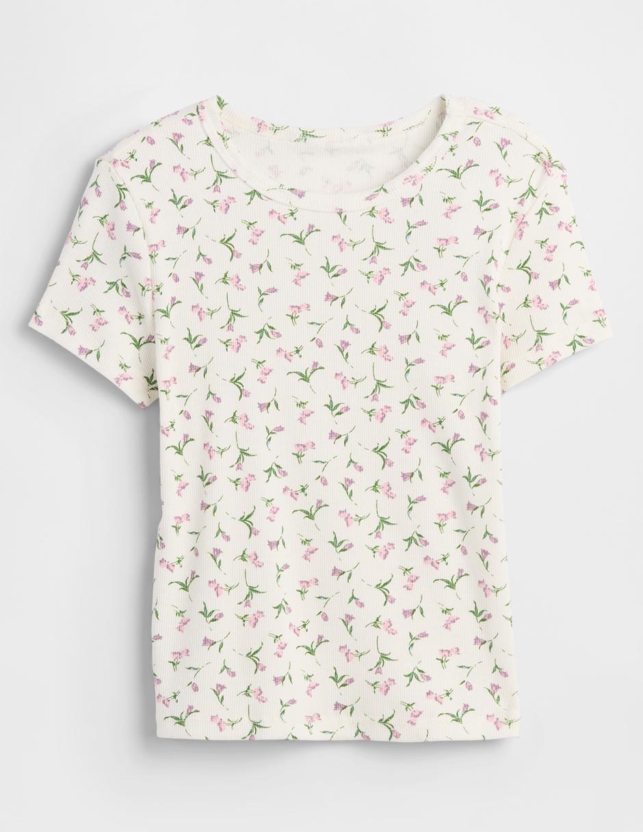 Playera manga corta para niña