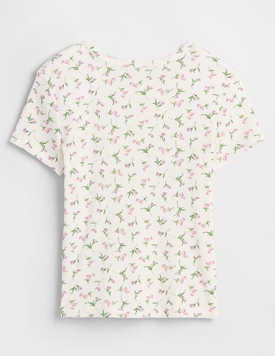 Playera manga corta para niña