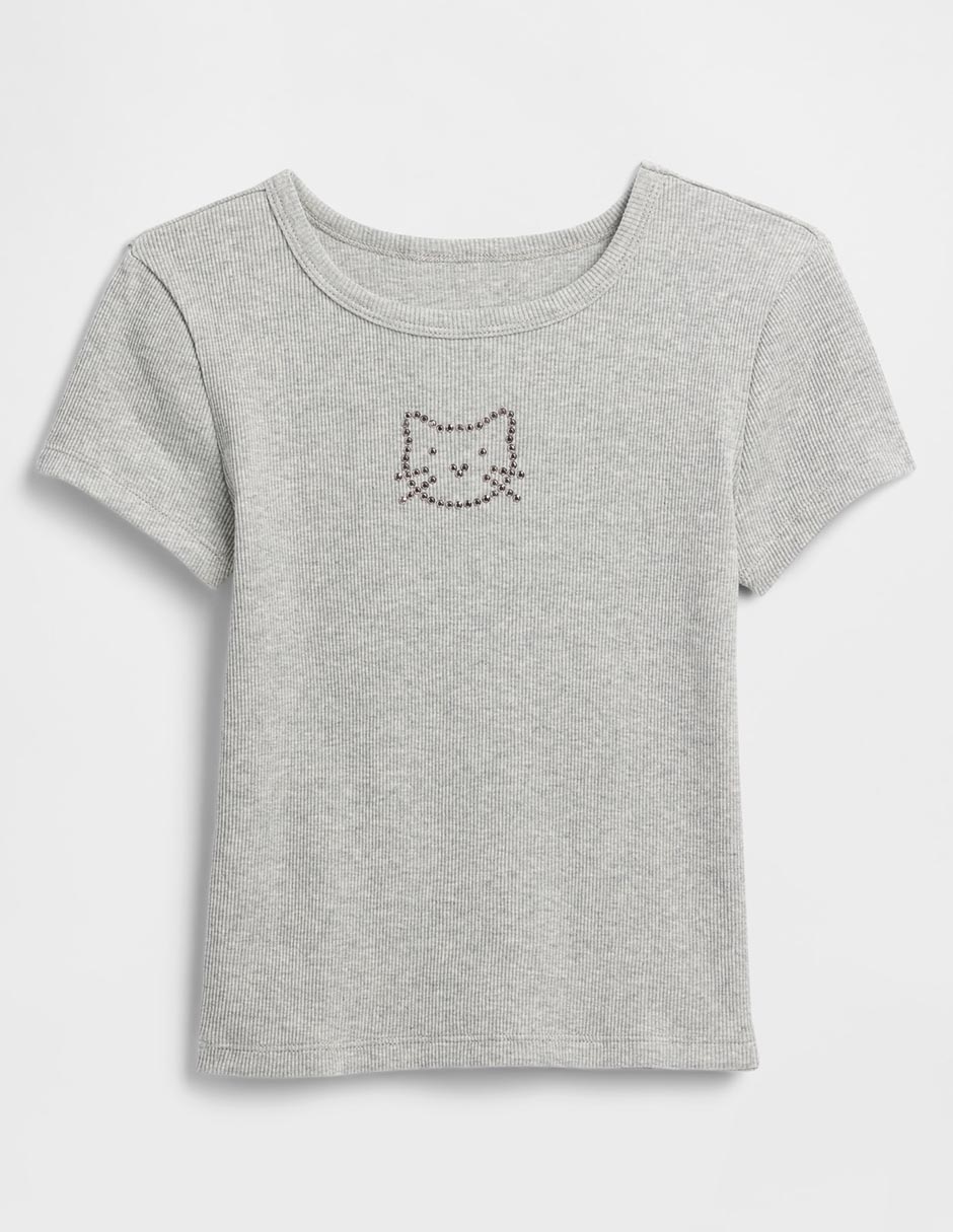 Playera manga corta para niña Playera manga corta para niña