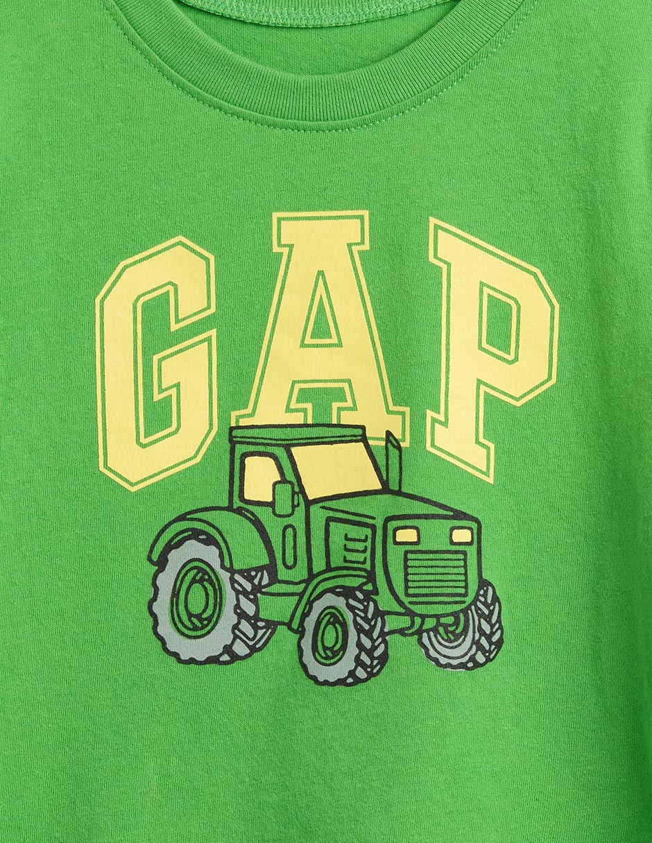 Playera manga corta para niño